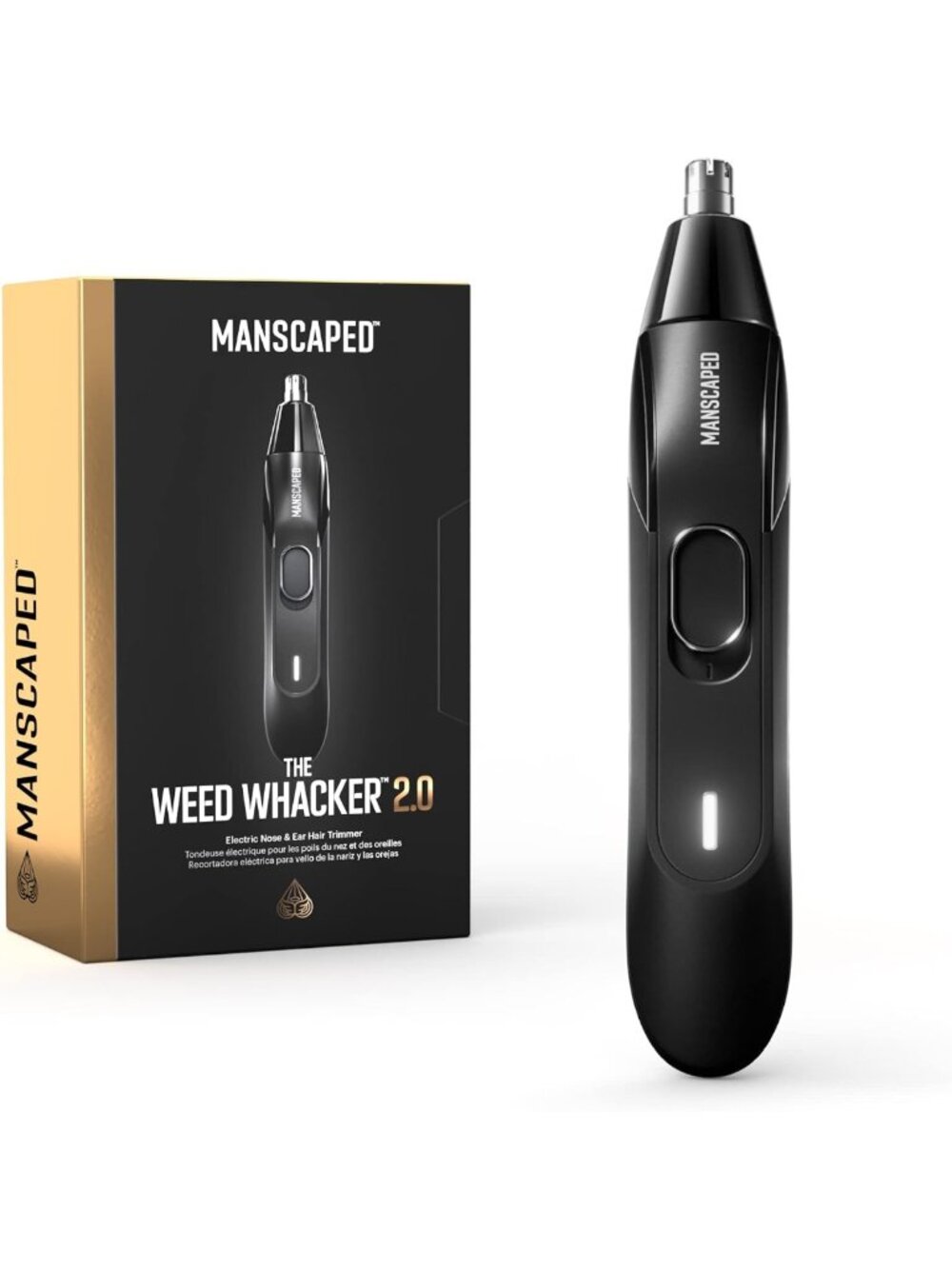Electric Nose & Ear Hair Trimmer - Precision Grooming Tool for Men, Waterproof